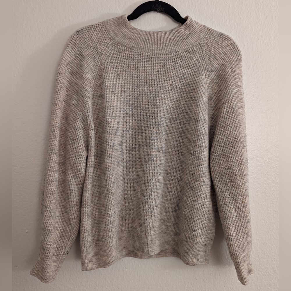 GAP Waffle Mockneck Sweater